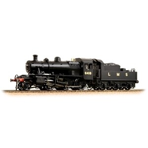 Bachmann 32-830A LMS Ivatt 2MT 6418 LMS Black