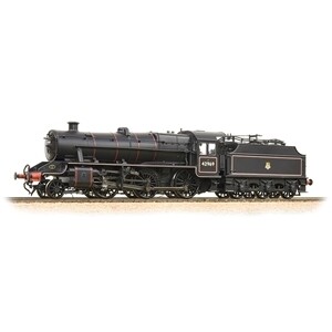 LMS Stanier Mogul 42969 BR Lined Black Early Emblem LMS Stanier Mogul 42969 BR Lined Black Early Emblem