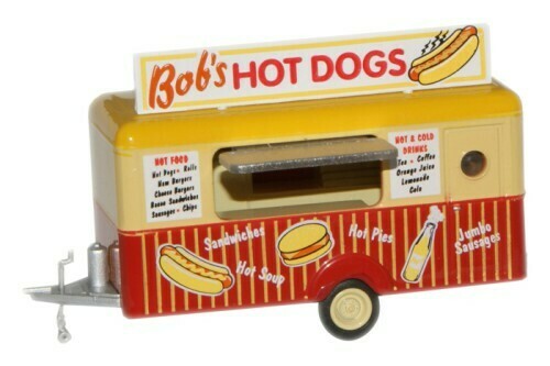 Oxford Diecast 76TR001 Bobs Hot Dogs Mobile Trailer