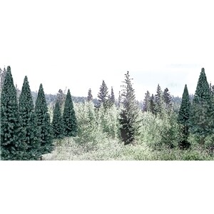 Woodland Scenics TR1587 2" - 4" Blue Spruce Trees Value Pack