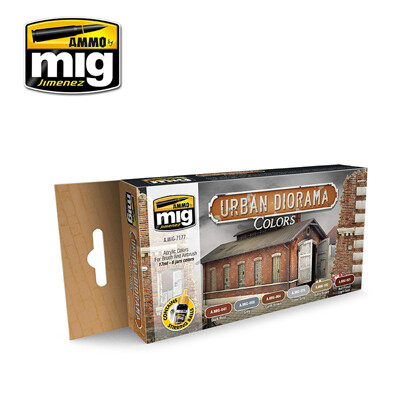 Ammo Mig Urban Diorama Colors Set
