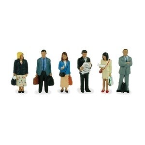 Bachmann 36-044 Station Passengers Standing