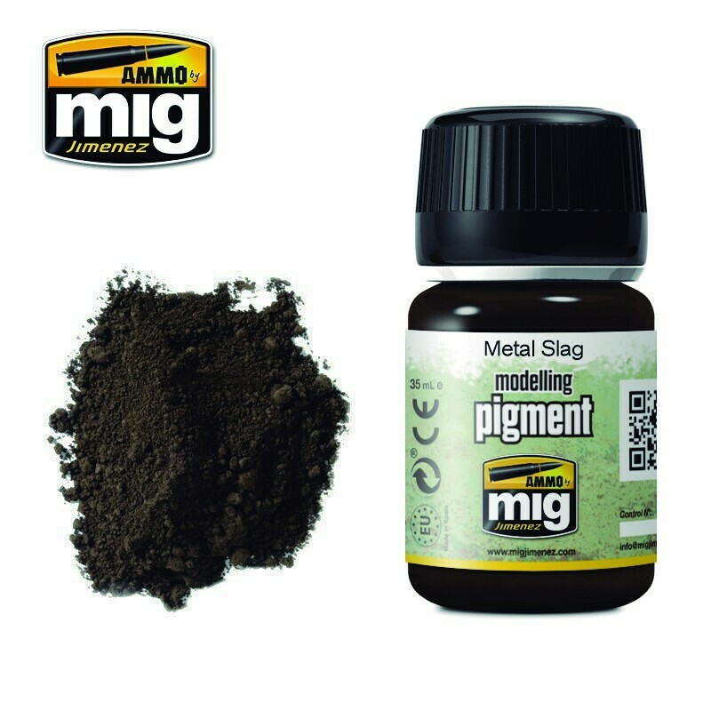 Ammo Mig Army Metal Slag Pigment