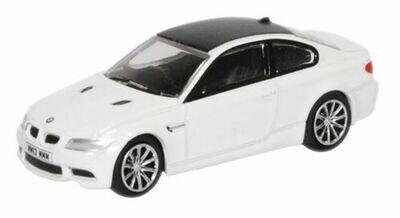 Oxford Diecast 76M3001 BMW M3 Coupe Mineral White