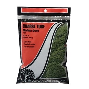 Woodland Scenics T64 Medium Green Coarse Turf (Bag)