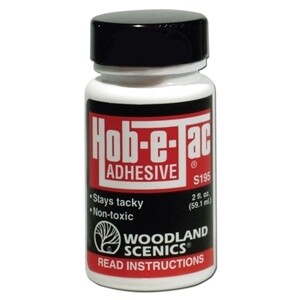Woodland Scenics S195 Hob-E-Tac Adhesive 2 Oz