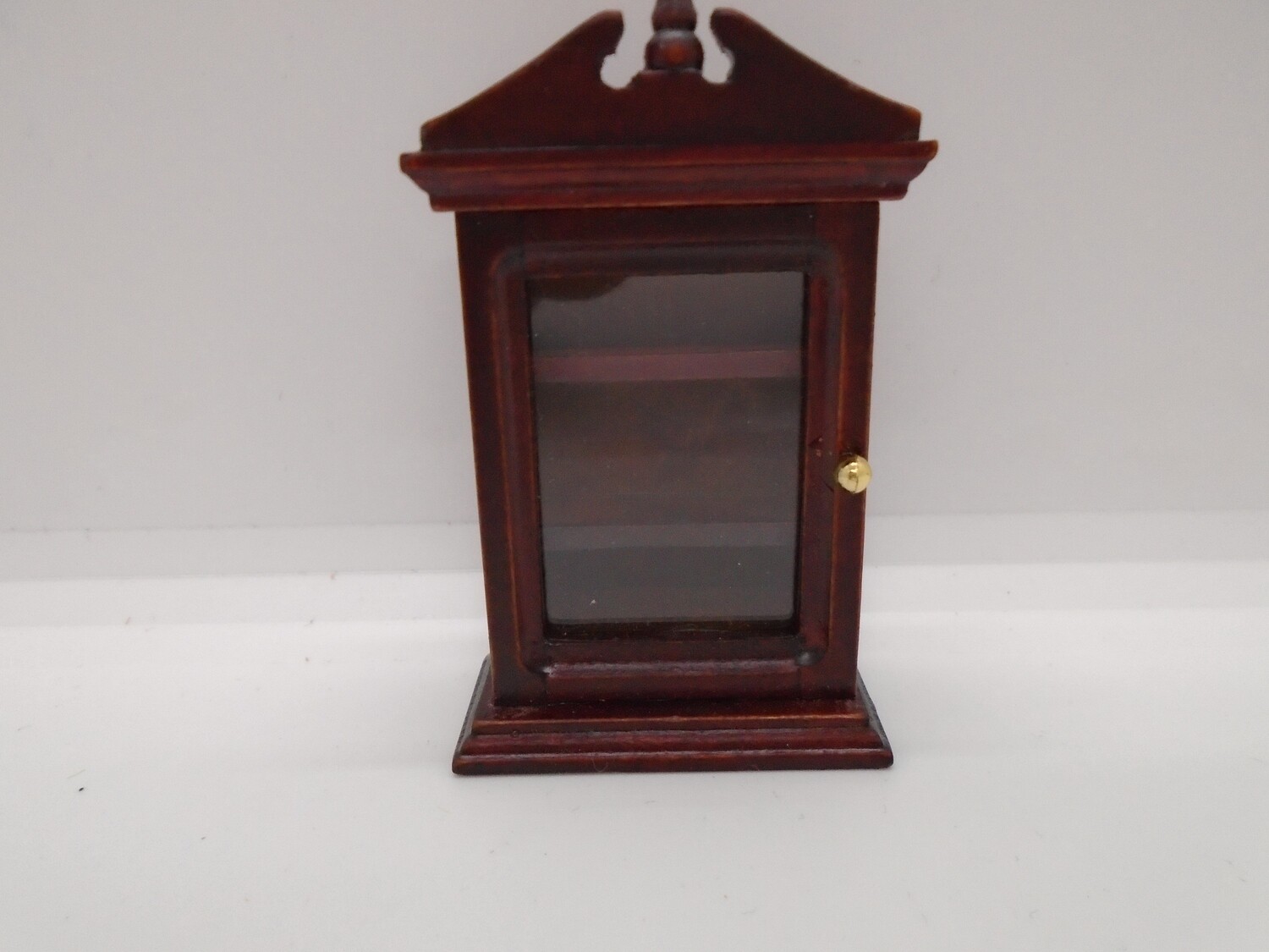 MAHOGANY BATHROOM WALL CABINET WITH SELVES