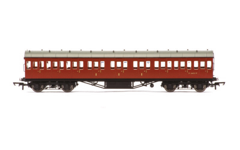 Hornby R4799 BR, 57' Stanier Non-Corridor Composite Coach