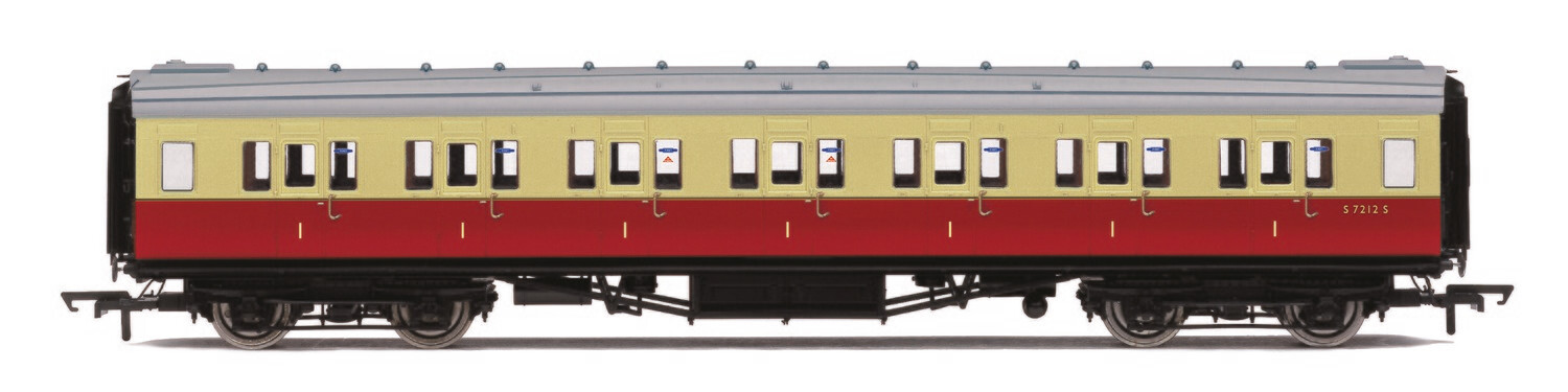 Hornby R4797 BR, Maunsell Corridor First Class, S7212S, in BR Crimson and Cream