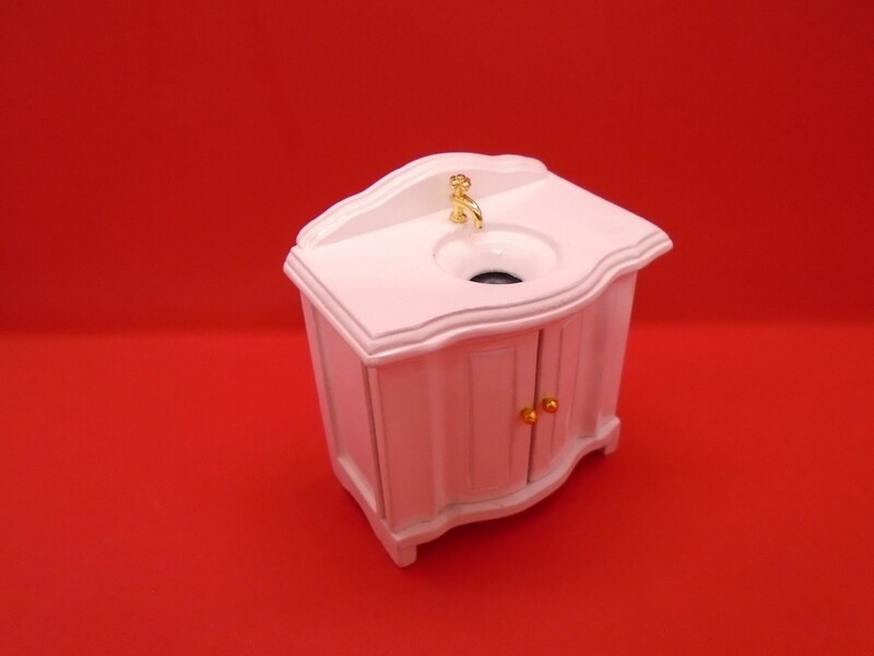 VANITY UNIT WITH TAP AND CUPBOARD UNDER