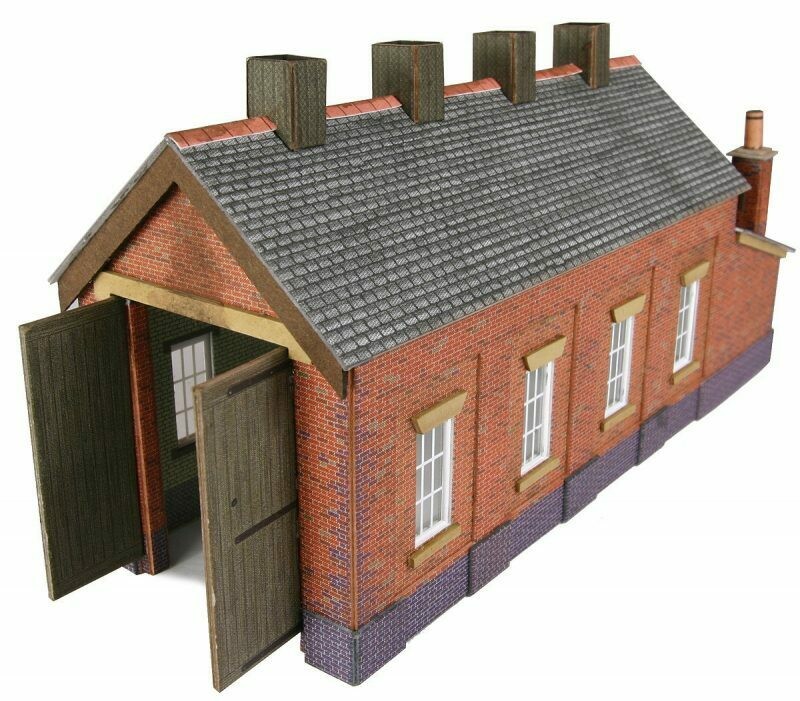 Metcalfe PN931 Single Engine Shed - Brick Kit