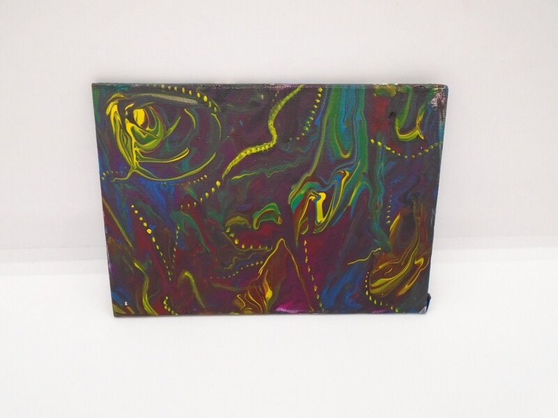 HAND PAINTED OIL CANVAS