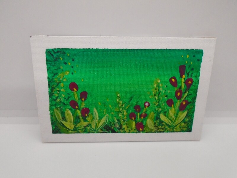 HAND PAINTED OIL CANVAS