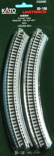 Kato 20-100 Curved Track 45 Degrees