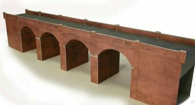 Metcalfe PO240 Viaduct - Red Brick Kit