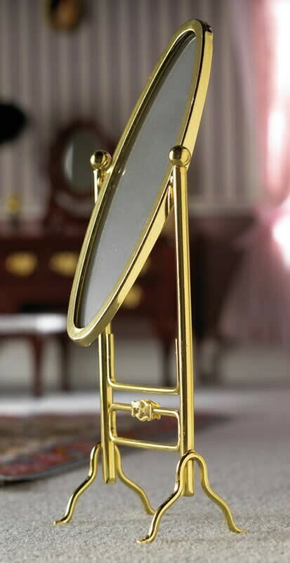 FREE STANDING OVAL MIRROR