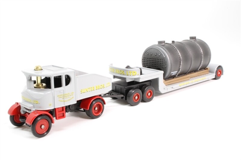 Corgi Trackside DG111000 Sentinel ballast tractor with low loader and tank load - Shunter Bros
