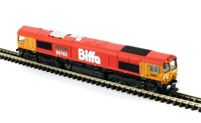 Gaugemaster GM2210102  Class 66 783 The Flying Dustman GBRF Biffa Livery