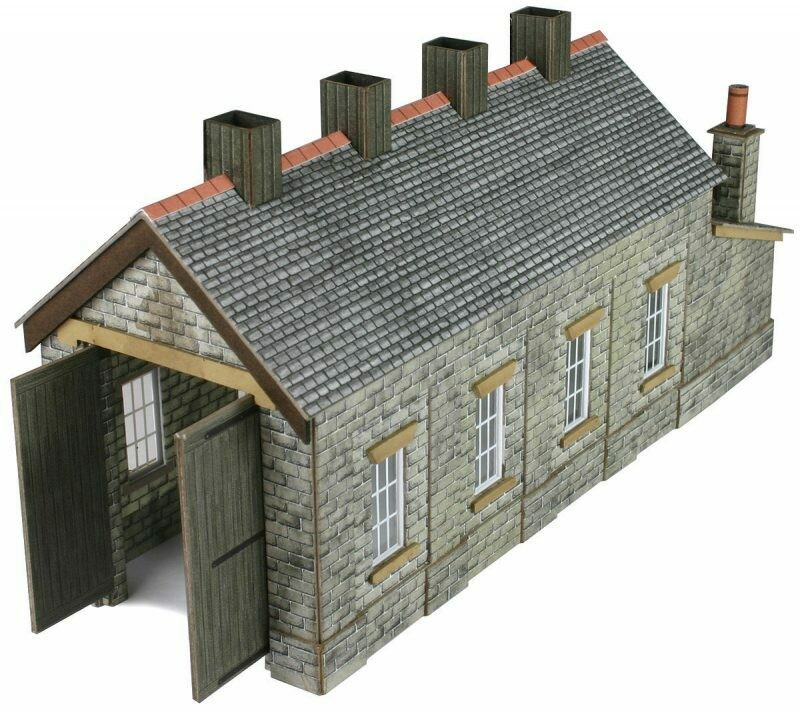 Metcalfe PN932 Single Engine Shed - Stone Kit