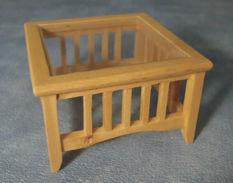 GLASS TOP COFFEE TABLE
