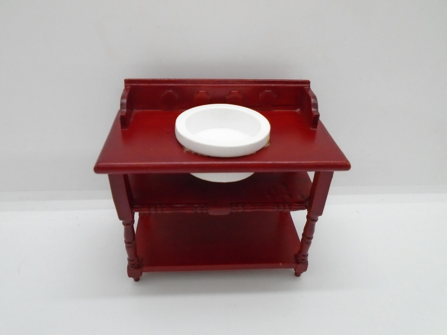 MAHOGANY WASH STAND WITH SINK