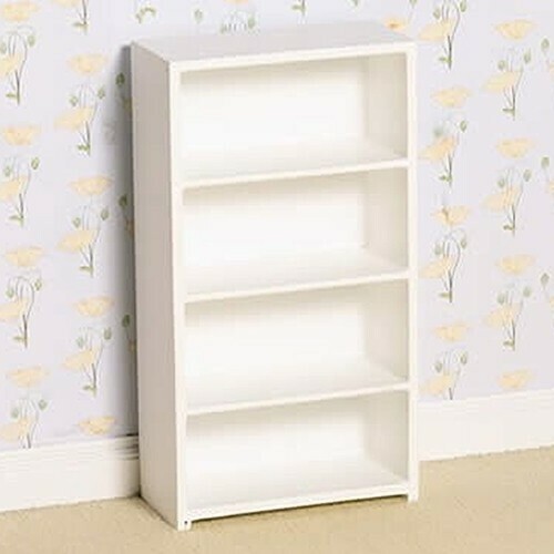 WHITE SHELVING UNIT