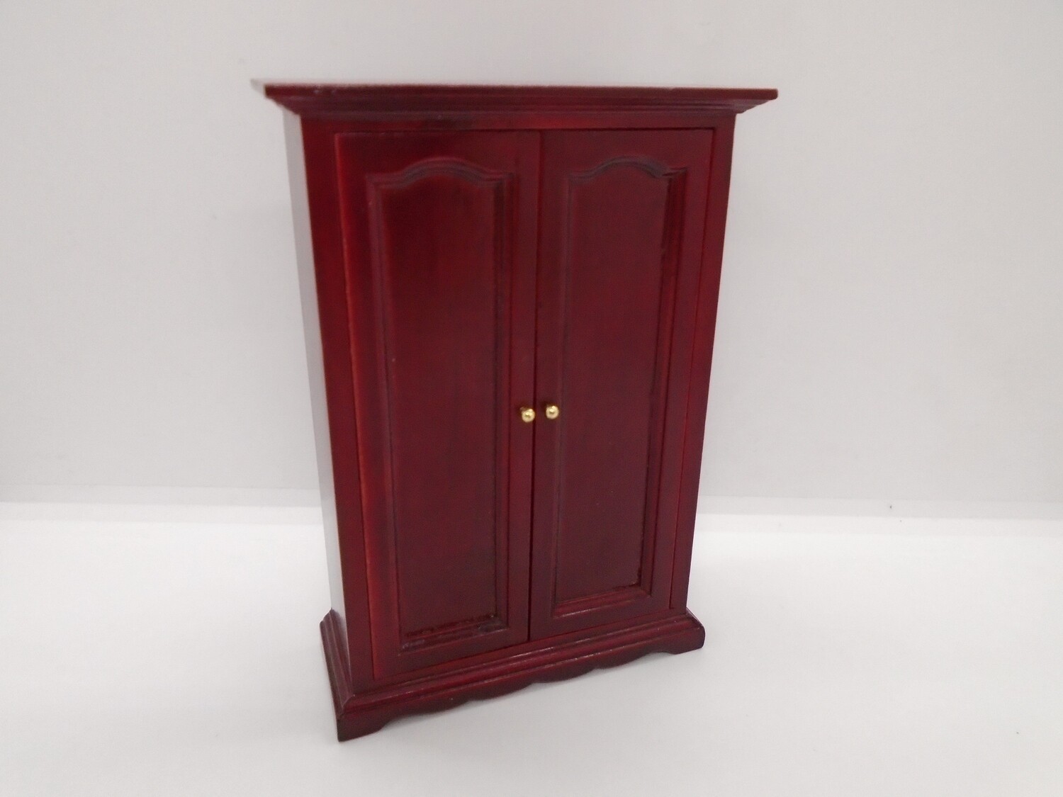 DOUBLE MAHOGANY WARDROBE