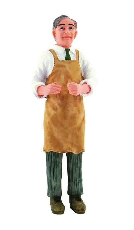 SHOP KEEPER/BUTLER IN BROWN APRON