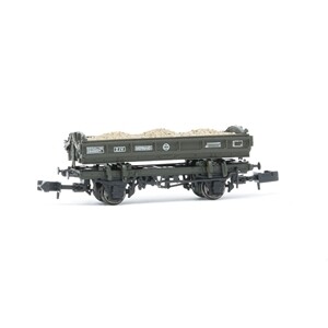 EFE Rail E87513 14T 'Mermaid' Side Tipping Ballast Wagon BR Departmental Olive Green