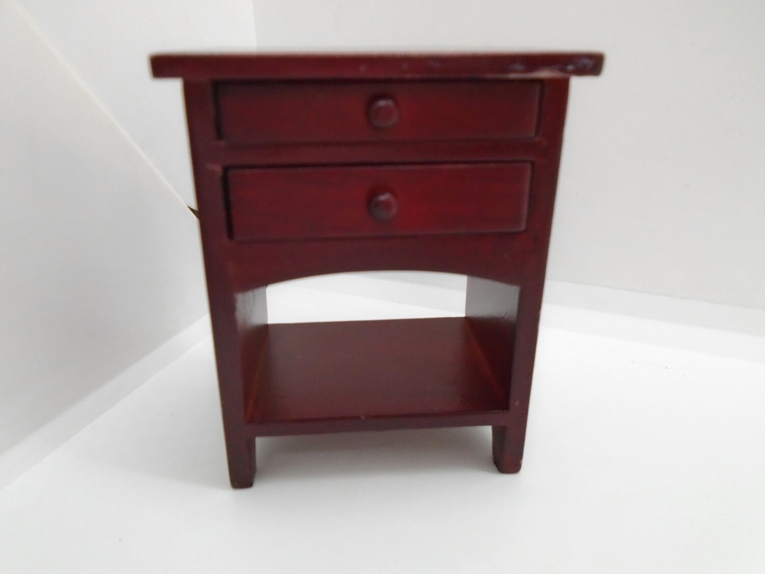 BEDSIDE CABINET WITH 2 DRAWERS
