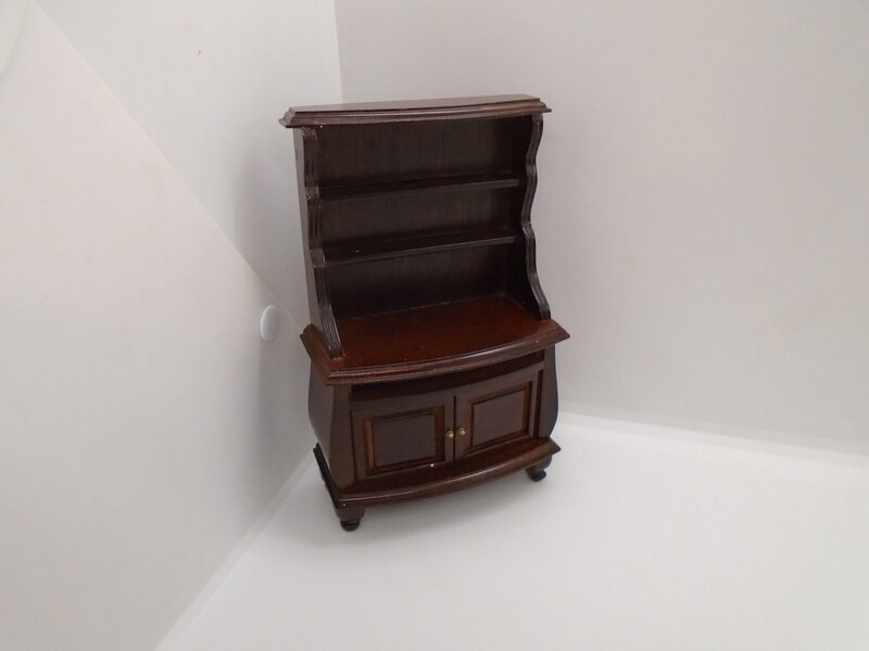 DARK HEAVY WOOD DRESSER