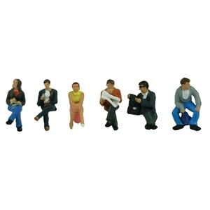 Bachmann 36-045 Station Passengers Sitting