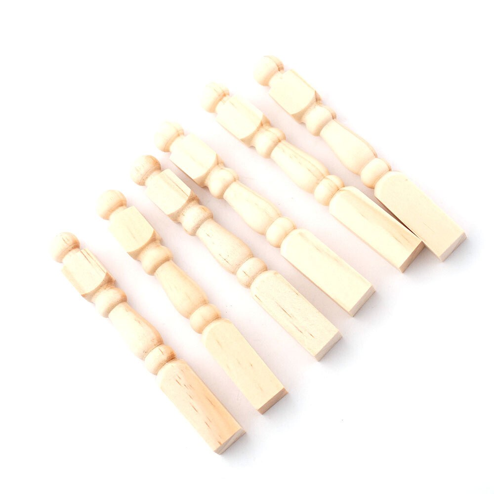 6PK WOODEN NEWEL POSTS