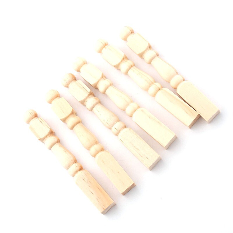 6PK WOODEN NEWEL POSTS