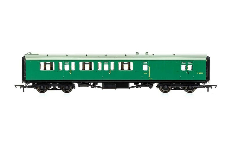 BR, Bulleid 59' Corridor Brake Third, S2850S - Era 4 BR, Bulleid 59' Corridor Brake Third, S2850S - Era 4