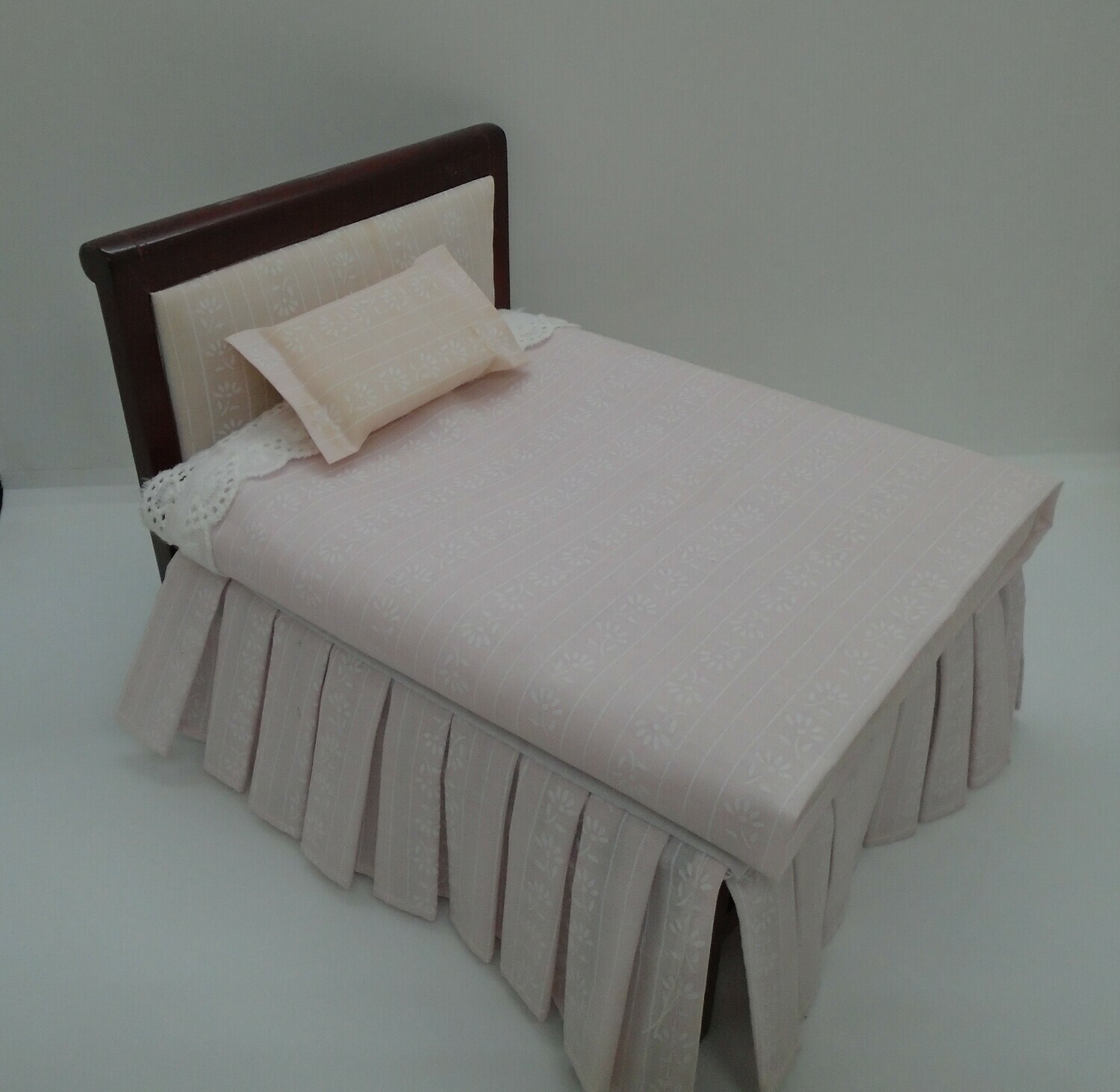 DOUBLE BED WITH PADDED HEADBOARD