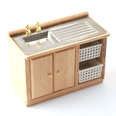 KITCHEN SINK UNIT WITH BASKETS