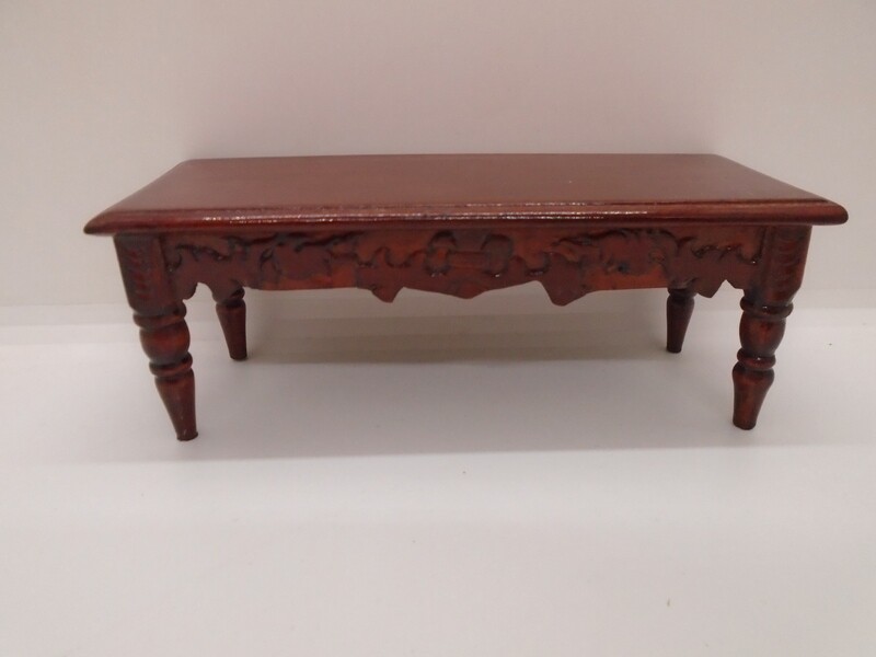 CARVED RECTANGLE TABLE