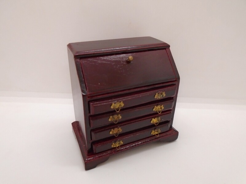 DROP DOWN BUREAU IN MAHOGANY