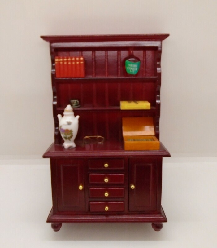 STAGED DRESSER/DISPLAY CABINET