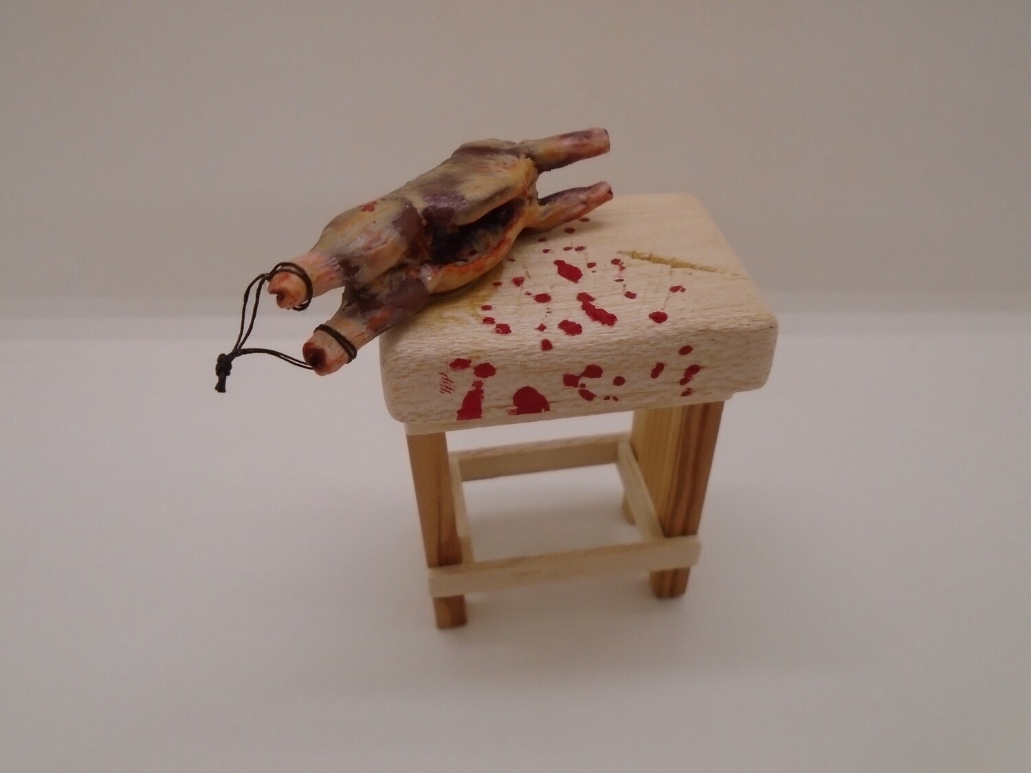 CARCUS ON A BUTCHERS BLOCK