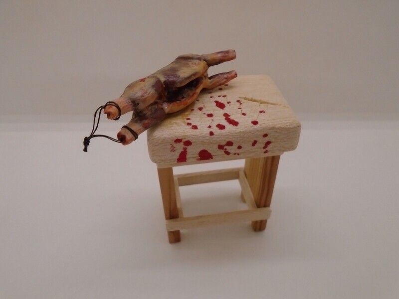 CARCUS ON A BUTCHERS BLOCK