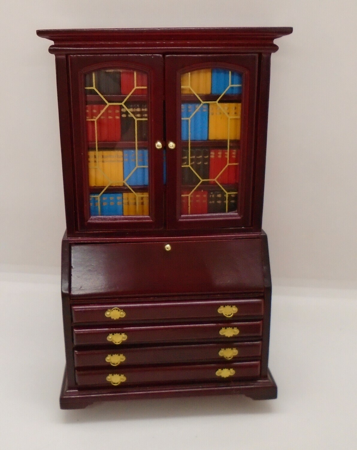 BOOKCASE BUREAU WITH BOOKS