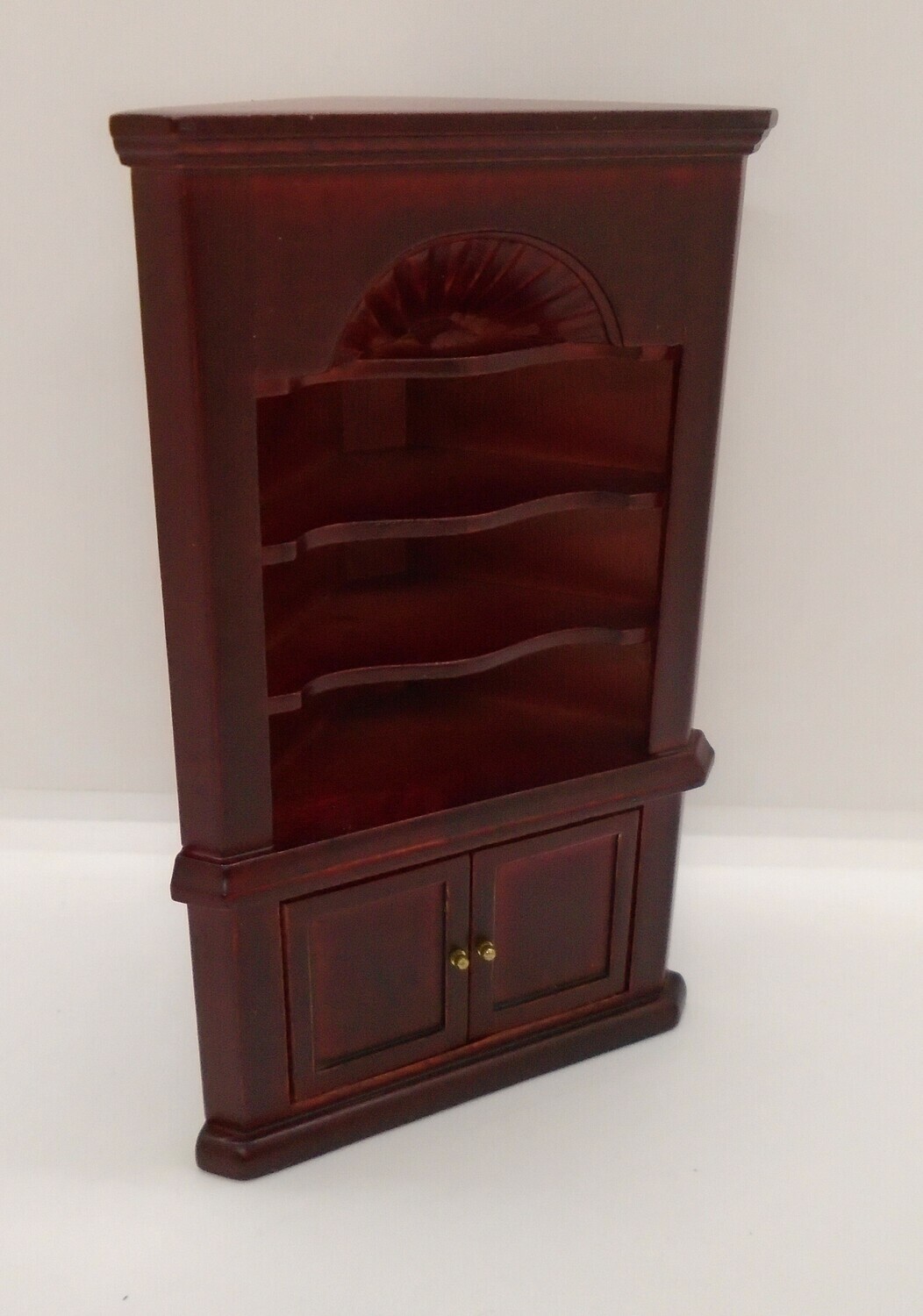 CORNER CABINET IN MAHOGANY
