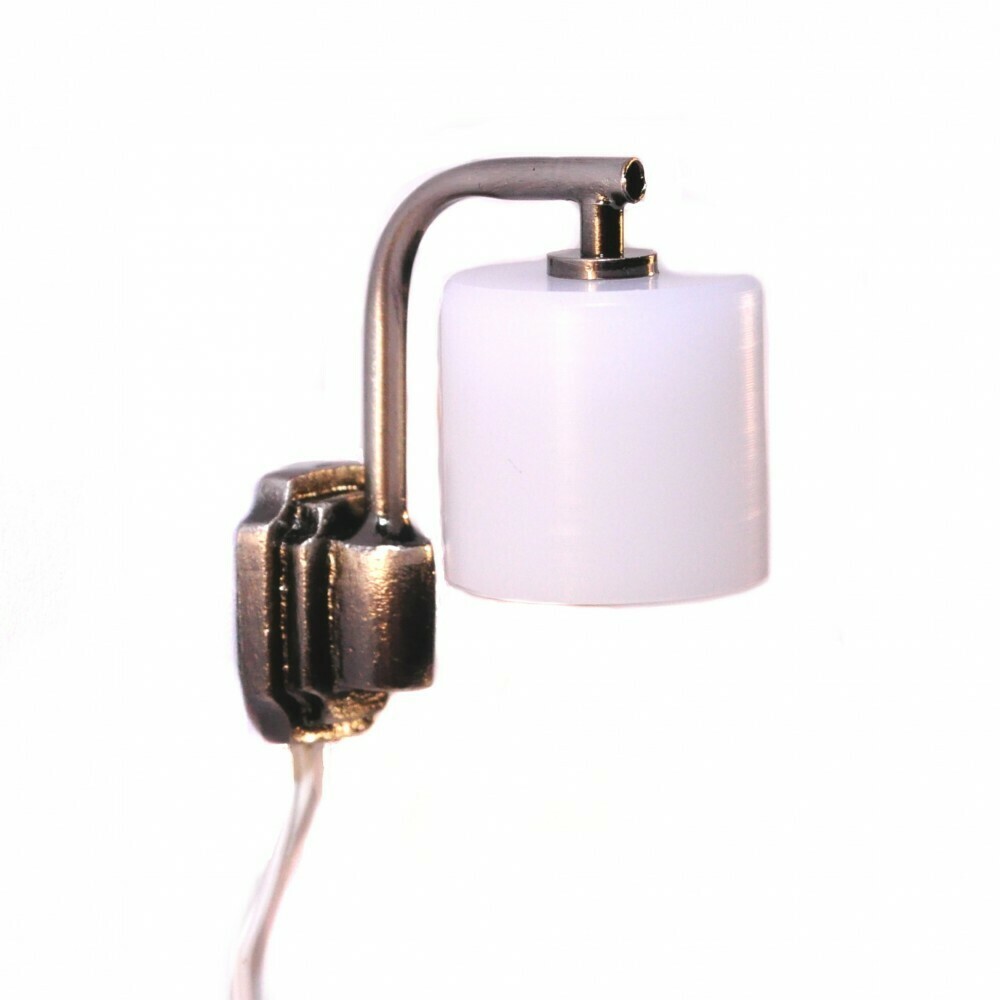 MODERN PEWTER WALL LIGHT