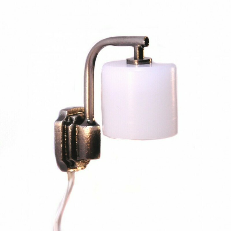 MODERN PEWTER WALL LIGHT