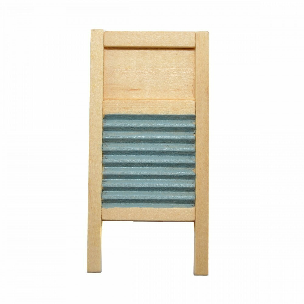 WOODEN WASHBOARD WITH RIBS