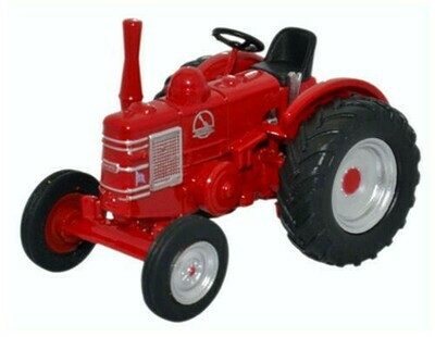 Oxford Diecast 76FMT003 Diecast Field Marshall Tractor Red