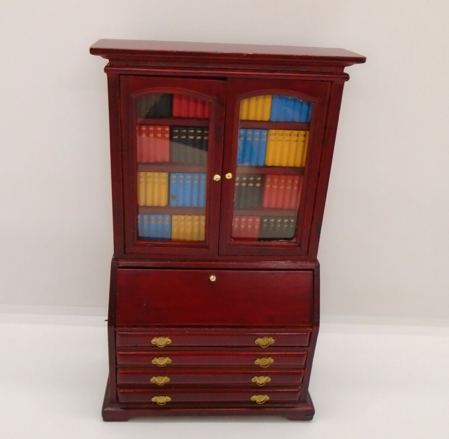 BOOKCASE BUREAU WITH DRAWERS