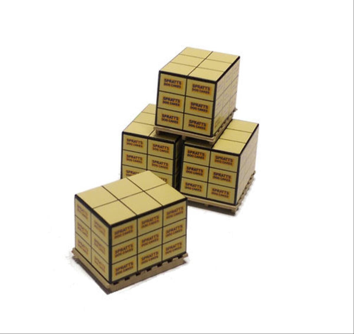 Oxford Diecast 76ACC003 Pallet Loads Spratts Dog Cakes